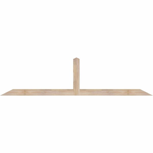 Ekena Millwork Portland Smooth Timber Gable Bracket, Douglas Fir, 84"W x 21"H x 1 1/2"D x 3 1/2"F, 6/12 Pitch GBW084X21X0204POR00SDF - main